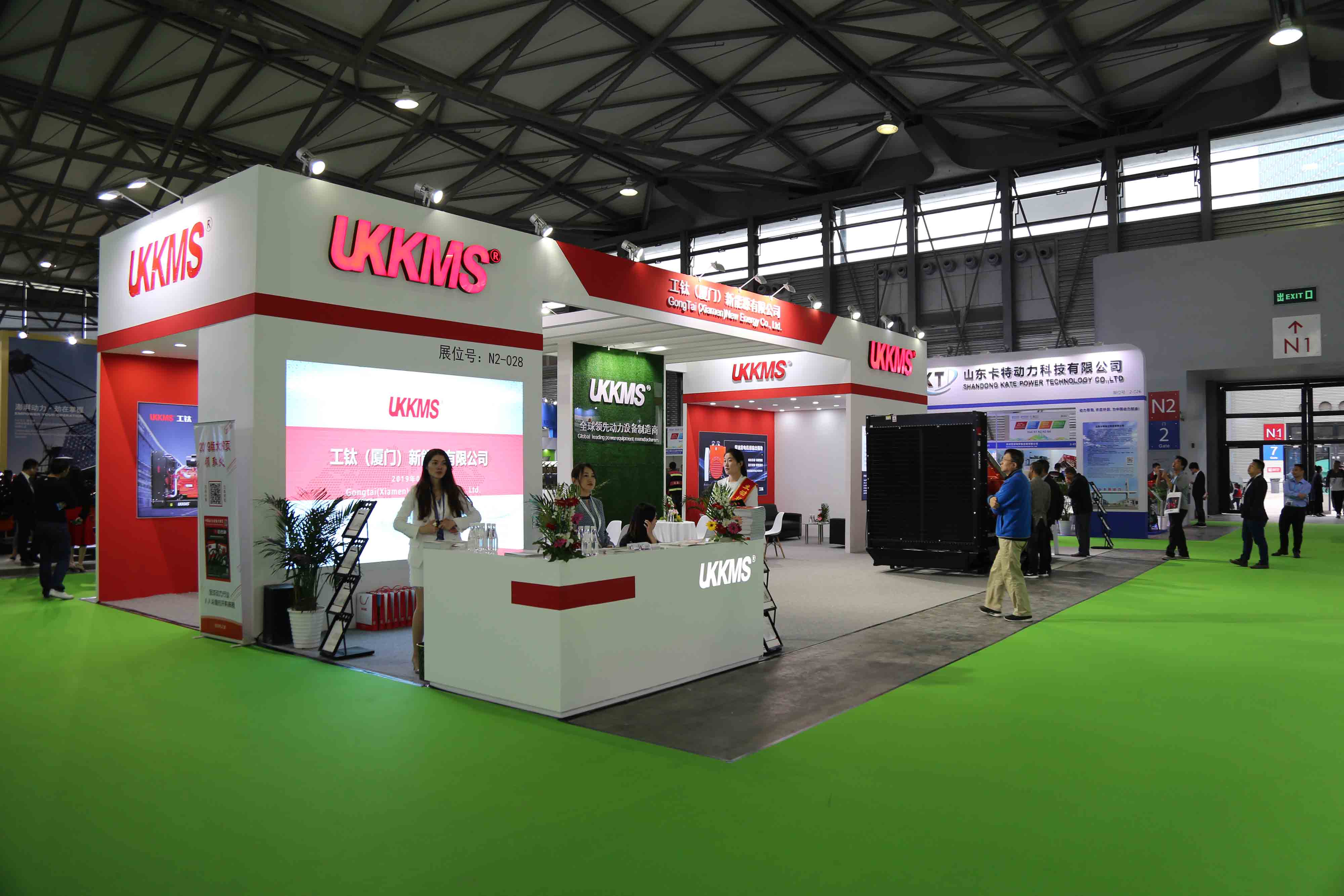 xiamen ba power представила дизельный генератор ukkms 800kw на выставке g-power 2019 в шанхае